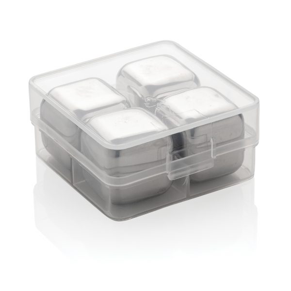 Re-usable stainless steel ice cubes 4pc P911.082