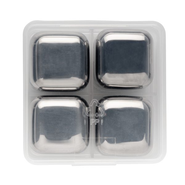 Re-usable stainless steel ice cubes 4pc P911.082