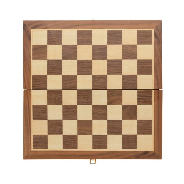 FSC® Luxury wooden foldable chess set P940.129