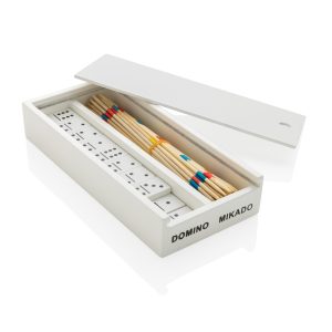 FSC® Deluxe mikado/domino in wooden box P940.153
