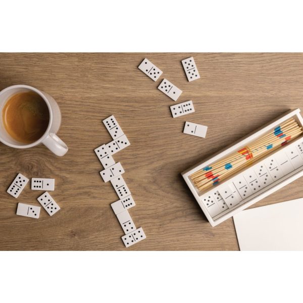 FSC® Deluxe mikado/domino in wooden box P940.153