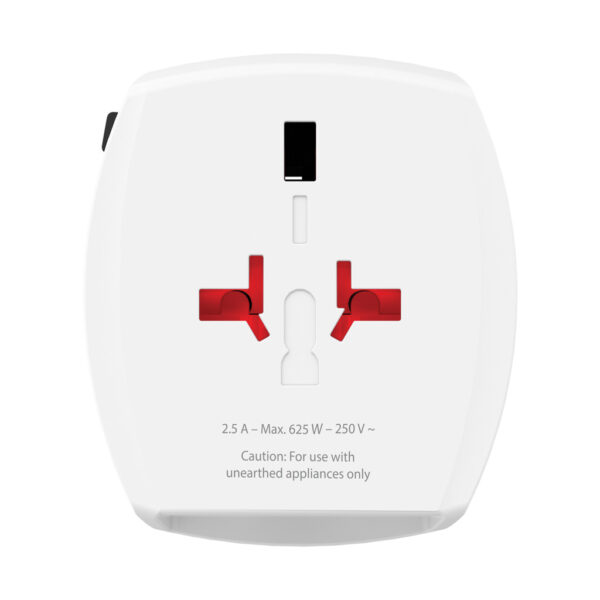 SKROSS World Travel Adapter MUV 2-pole with USB A and C RB1.302962