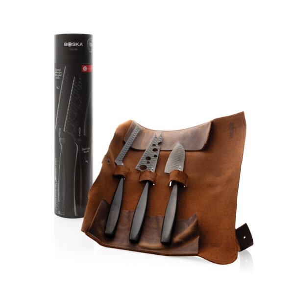 BOSKA Cheese Knife Set Monaco+ Black RB307089