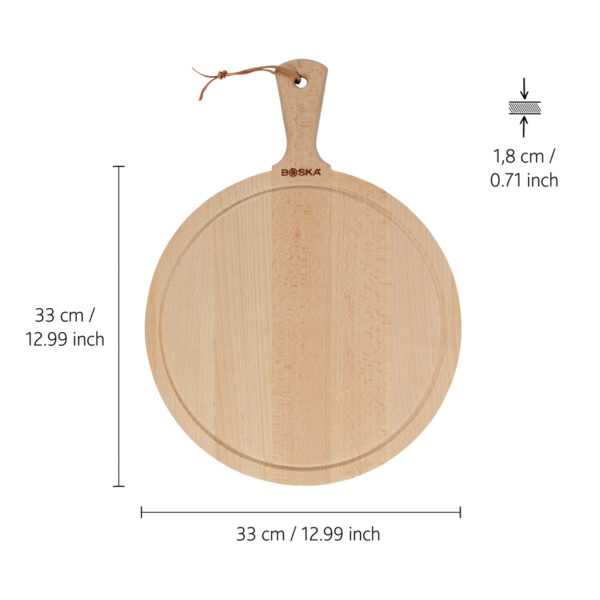 BOSKA Serving Board Round Amigo L RB358122
