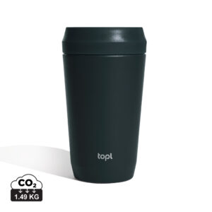 Topl Recycled Steel To Go Tumbler Patented 360 Lid 354ml RBTGS12CH