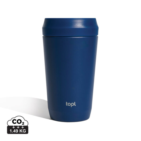 Topl Recycled Steel To Go Tumbler Patented 360 Lid 354ml RBTGS12NA