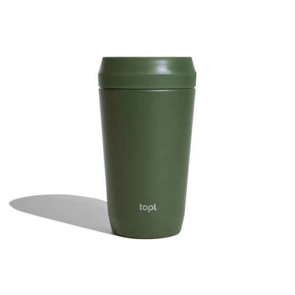 Topl Recycled Steel To Go Tumbler Patented 360 Lid 354ml RBTGS12OL