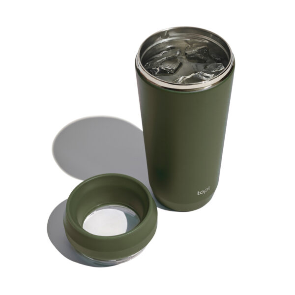 Topl Recycled Steel To Go Tumbler Patented 360 Lid 354ml RBTGS12OL