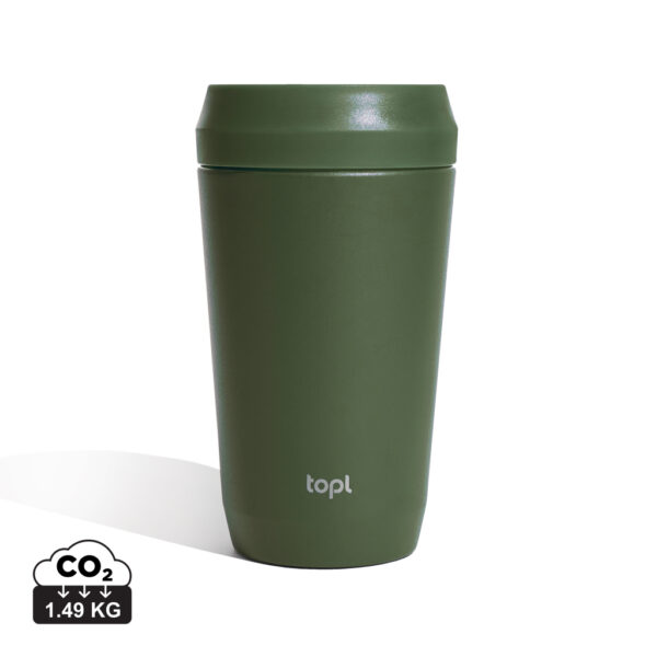Topl Recycled Steel To Go Tumbler Patented 360 Lid 354ml RBTGS12OL