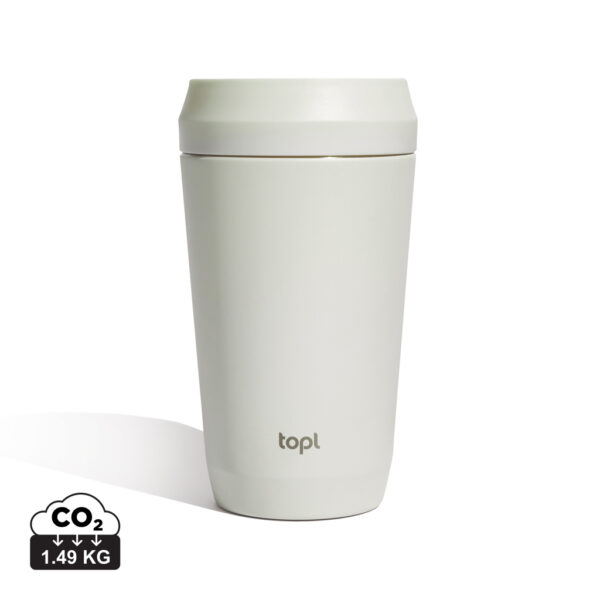 Topl Recycled Steel To Go Tumbler Patented 360 Lid 354ml RBTGS12SA