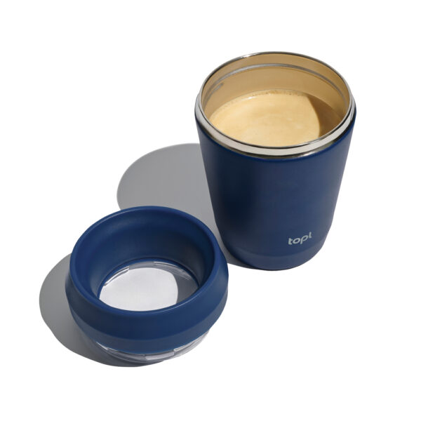 Topl Recycled Steel To Go Tumbler Patented 360 Lid 235ml RBTGS8NA