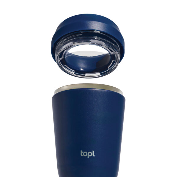 Topl Recycled Steel To Go Tumbler Patented 360 Lid 235ml RBTGS8NA
