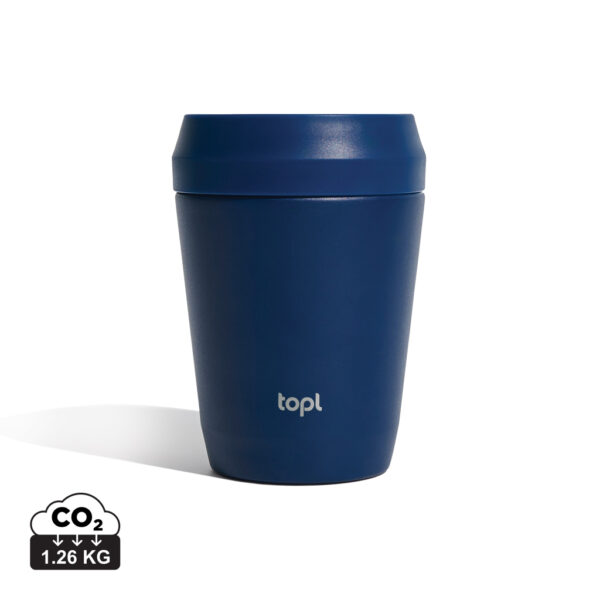 Topl Recycled Steel To Go Tumbler Patented 360 Lid 235ml RBTGS8NA