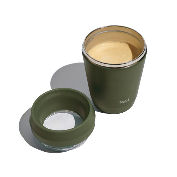 Topl Recycled Steel To Go Tumbler Patented 360 Lid 235ml RBTGS8OL