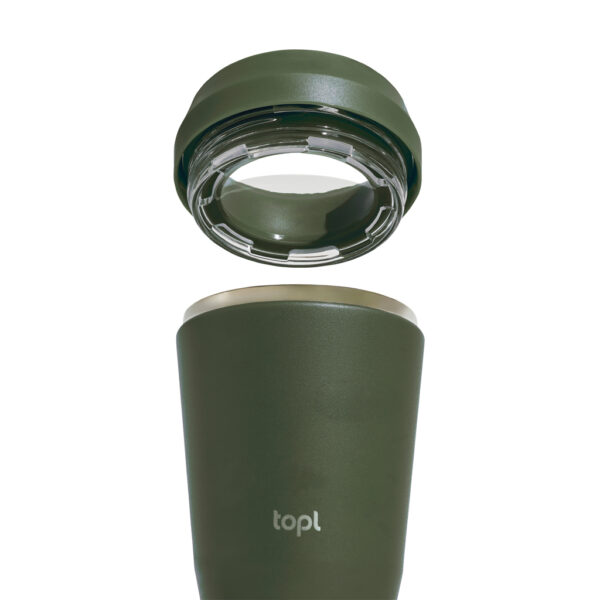Topl Recycled Steel To Go Tumbler Patented 360 Lid 235ml RBTGS8OL
