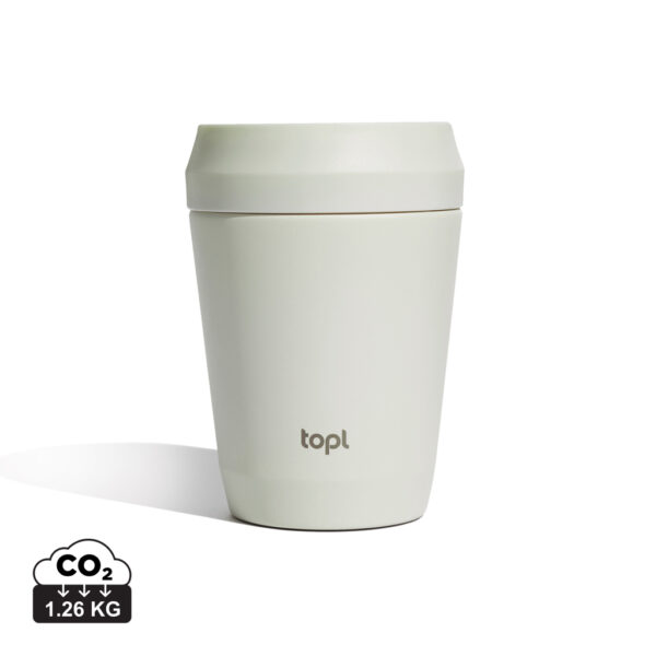 Topl Recycled Steel To Go Tumbler Patented 360 Lid 235ml RBTGS8SA