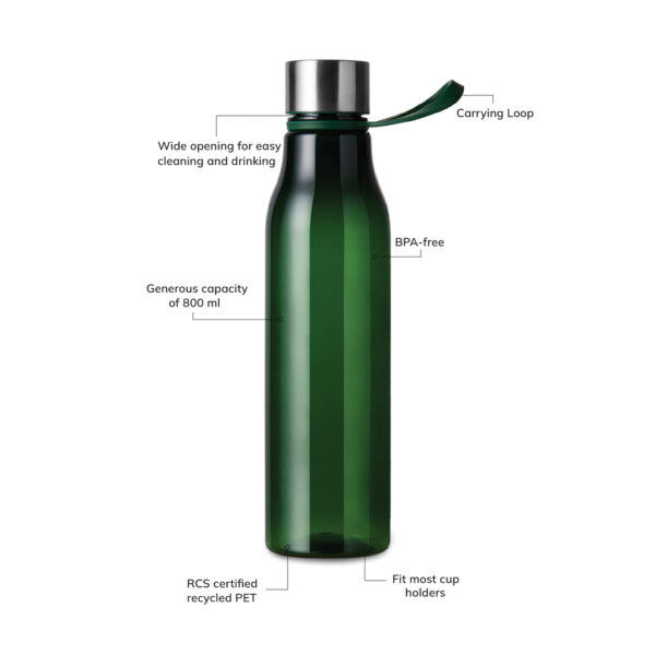 VINGA Lean RCS RPET waterbottle 800 ML V4330507