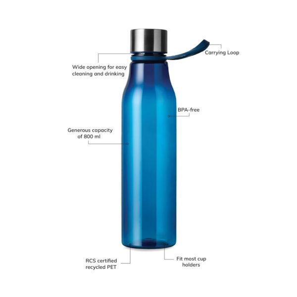 VINGA Lean RCS RPET waterbottle 800 ML V4330525