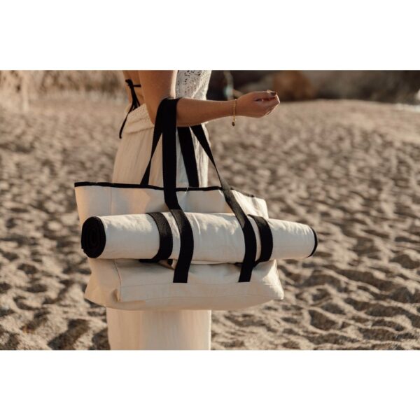 VINGA Volonne AWARE™ recycled canvas beach bag V762033