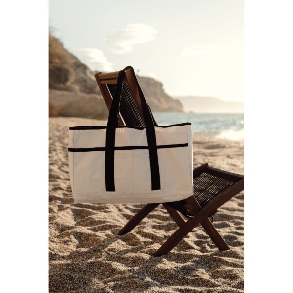 VINGA Volonne AWARE™ recycled canvas beach bag V762033