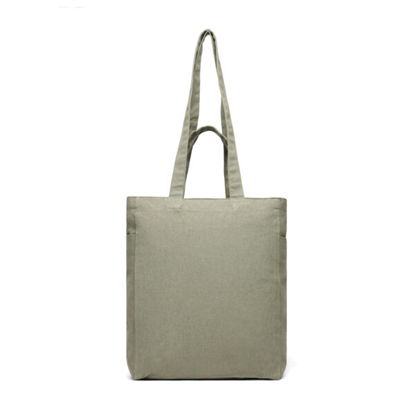 VINGA Hilo AWARE™ recycled canvas zip tote V7620507