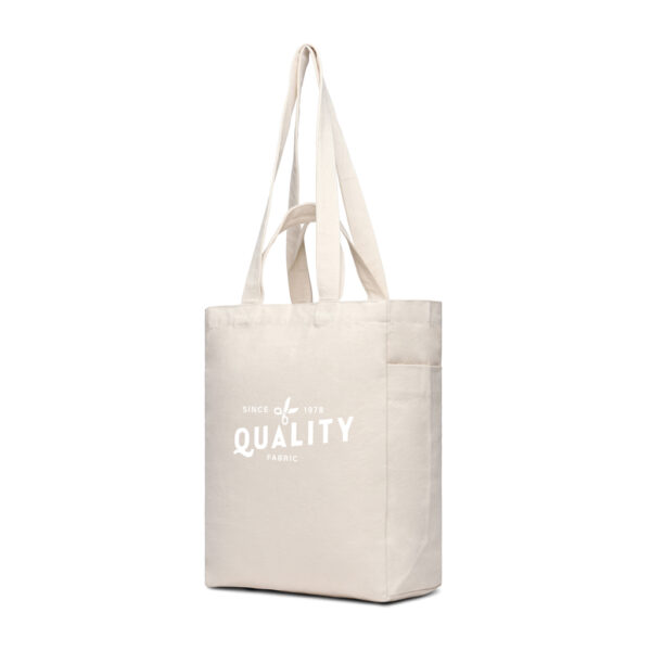 VINGA Hilo AWARE™ recycled canvas zip tote V7620513