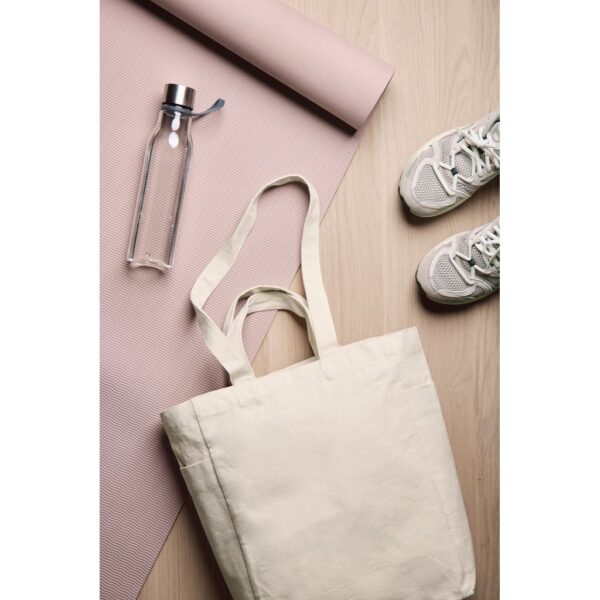 VINGA Hilo AWARE™ recycled canvas zip tote V7620513
