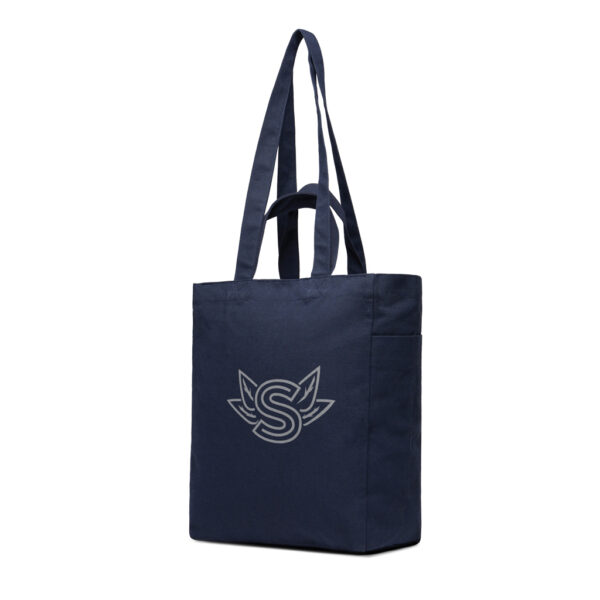 VINGA Hilo AWARE™ recycled canvas zip tote V7620525