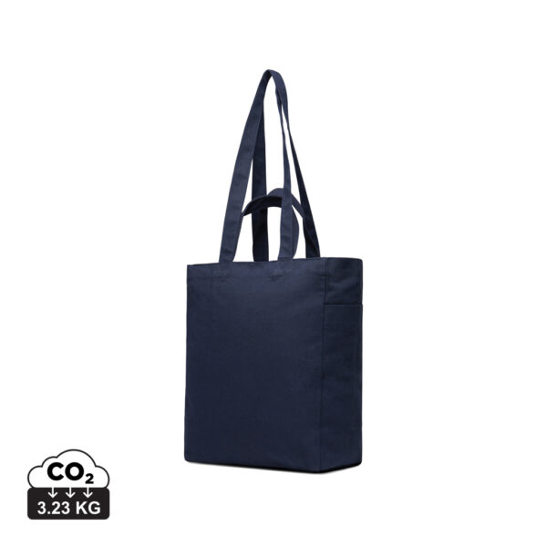 VINGA Hilo AWARE™ recycled canvas zip tote V7620525