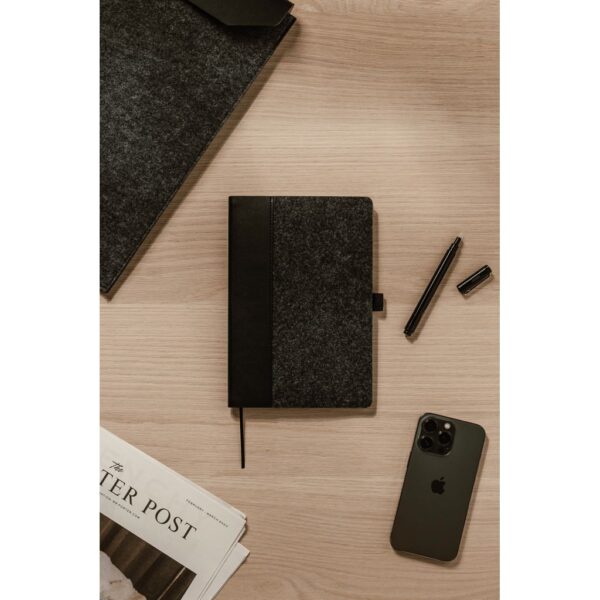 VINGA Albon GRS recycled felt notebook V773011