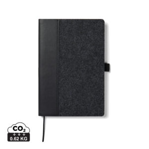 VINGA Albon GRS recycled felt notebook V773011