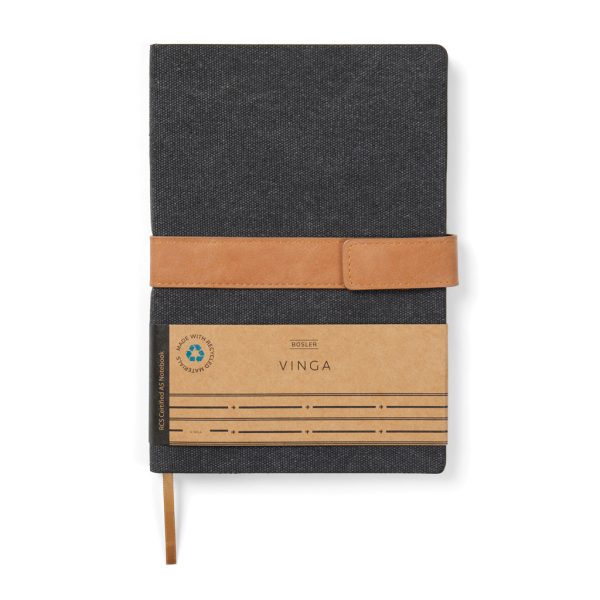 VINGA Bosler RCS recycled canvas note book V773301