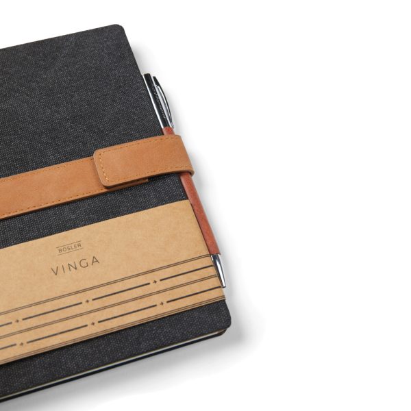 VINGA Bosler RCS recycled canvas note book V773301