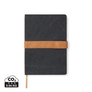 VINGA Bosler RCS recycled canvas note book V773301