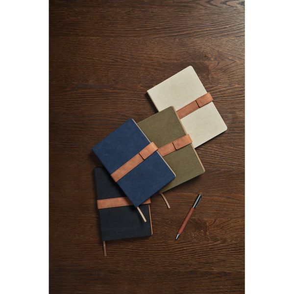 VINGA Bosler RCS recycled canvas note book V773305