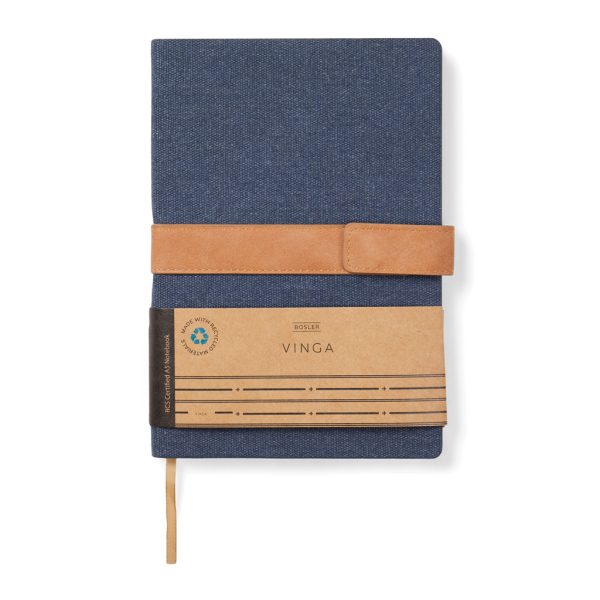 VINGA Bosler RCS recycled canvas note book V773305