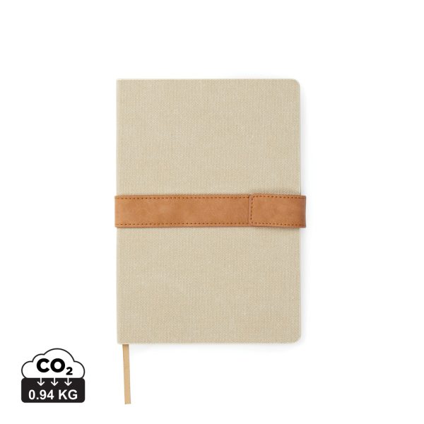 VINGA Bosler RCS recycled canvas note book V773309