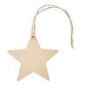 Wooden star shaped hanger ESTY CX1476-40