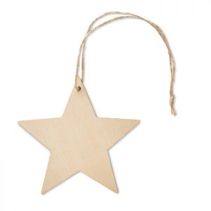 Wooden star shaped hanger ESTY CX1476-40