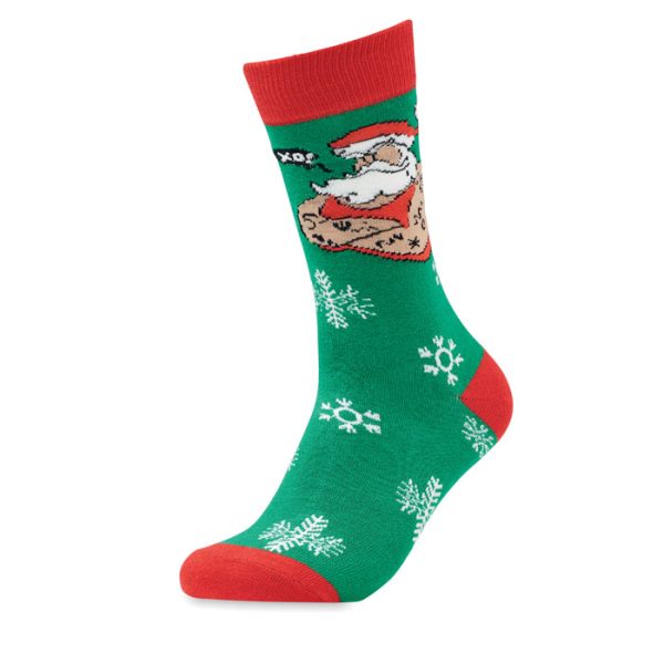 Pair of Christmas socks L JOYFUL L CX1504-09