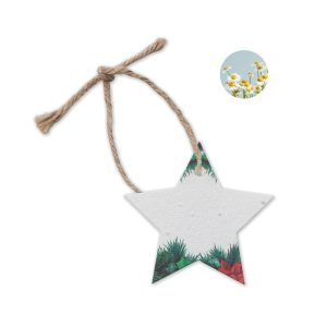 Seed paper Xmas ornament STARSEED CX1516-06
