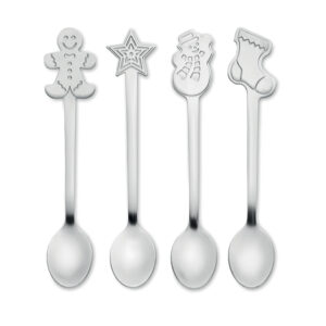Set of 4 Christmas tea spoon CHIP SET CX1533-16