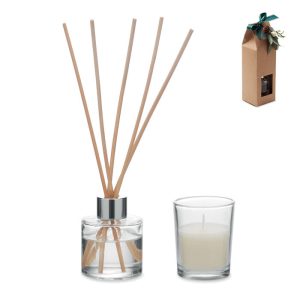 Set GINGLE difuzor s mirisom vanilije i svijeća GINGLE CX1590-13