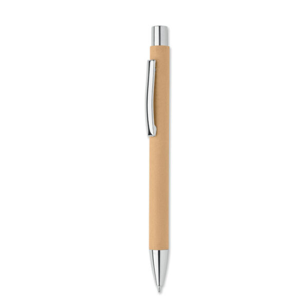 Recycled paper push ball pen OLYMPIA MO2067-13