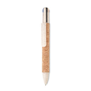 Cork 4-colour ink ball pen ARBOCHO MO2421-13