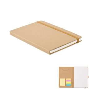 A5 notebook recycled paper set STICKNOTE MO2554-13