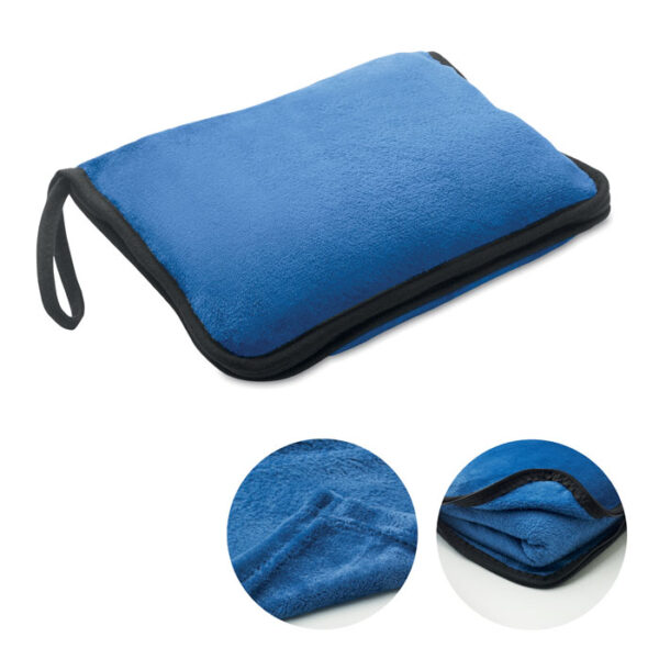 2 in 1 travel blanket set COZY MO2568-04
