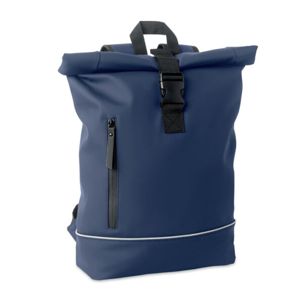 Laptop 15" roll top PU backpack LAPTOSA MO2581-04