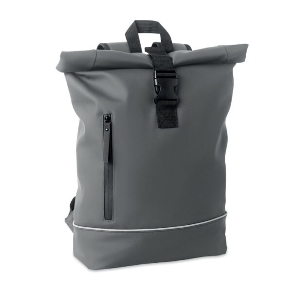 Laptop 15" roll top PU backpack LAPTOSA MO2581-15