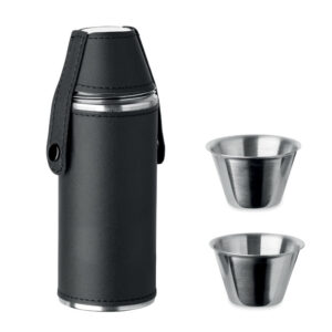 Hip flask with shot cups COCOON MO2628-03